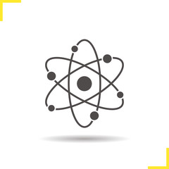 Wall Mural - atom structure icon