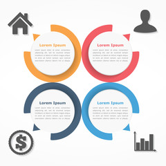 Wall Mural - Circle Diagram