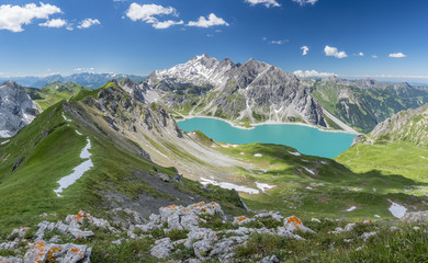 Canvas Print - Sommer in den Alpen