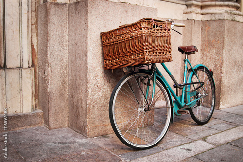 bicycle with big basket