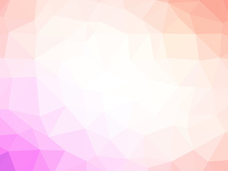 Wall Mural - Abstract purple pink white gradient polygon shaped background