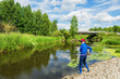 © Serg_Zavyalov_photo - Woman on summer fishing