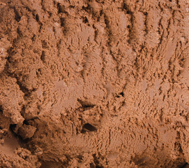 Aufkleber - Chocolate ice cream detailed texture