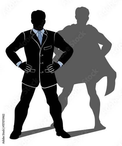 Super Hero Business Man