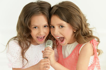 Girls  Singing In Karaoke 