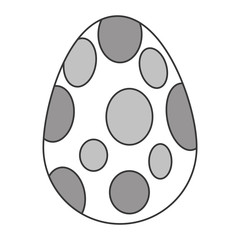 Poster - flat design easter egg icon vector illustration