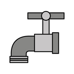 Canvas Print - water tap metal icon