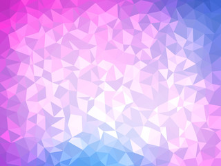 Wall Mural - Abstract background - Colorful Geometrical shapes, Polygonal vector texture - Blue and pink colors