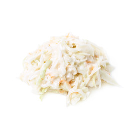 Sticker - Pile of creamy coleslaw salad isolated