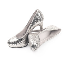 Ladies Silver Shoes Free Stock Photo - Public Domain Pictures