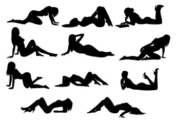 Sexy Woman Silhouettes