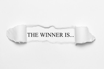 Canvas Print - The Winner is...