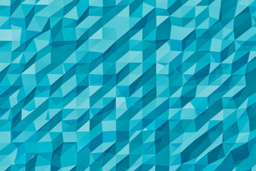 Leinwandbilder - Abstract Lowpoly Background. 3d Rendering