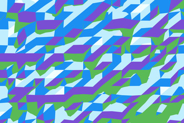 Leinwandbilder - Abstract Lowpoly Background. 3d Rendering