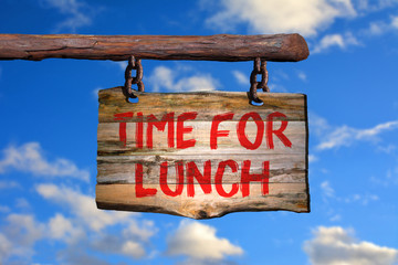 time for lunch
