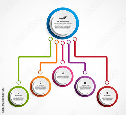 Organization Chart Template Vector