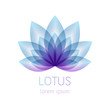 Beautiful lotus flower symbol.