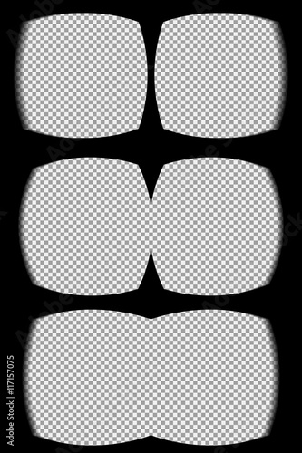 Zdjęcie XXL Nakładki na hełmie z trzema oczkami