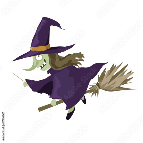 魔女と魔法のほうき Buy This Stock Vector And Explore Similar Vectors At Adobe Stock Adobe Stock