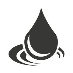 water drop isolated icon