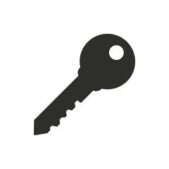 Wall Mural - Key - vector icon.