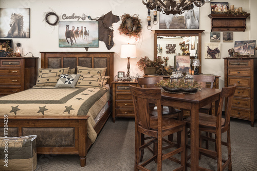 Cowboy Bedroom As Display In A Furniture Store Buy This