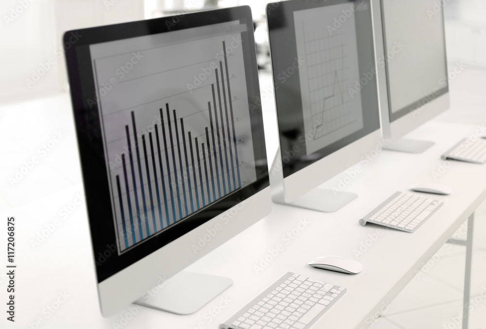 Modern computers in the office