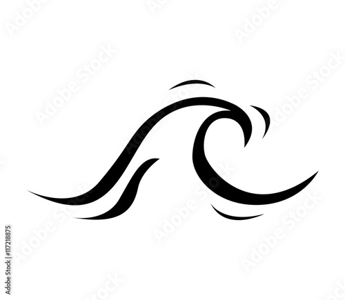 Wave Water Sea Icon Stock Vector Adobe Stock Wave Water Sea Icon Stock Vector Adobe Stock