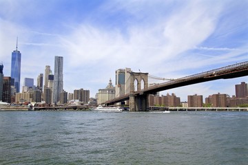 Wall Mural - brooklyn bridge and lower manhattan