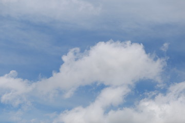 Wall Mural - Cloudscape with Sky and Clouds Background