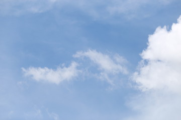 Wall Mural - Cloudscape with Sky and Clouds Background