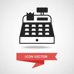 Poster - Cash register icon