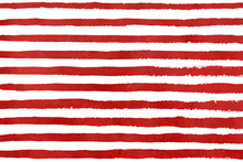 Watercolor Red Stripe Grunge Pattern.