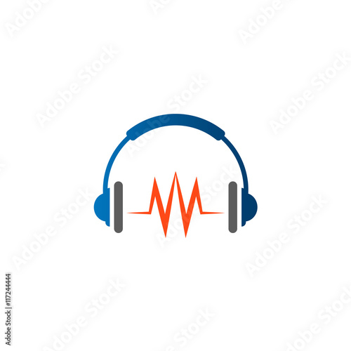 Music Headphone Logo Buy this stock vector and explore similar