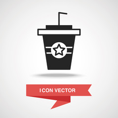 Poster - theater drinks and popcorn icon