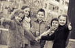 © JackF - Outdoor portrait of junior school kids .