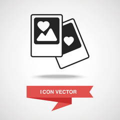 Sticker - love photo icon