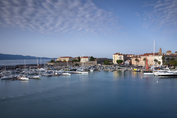 Fototapete - Hafen von Ajaccio auf der Insel Korsika