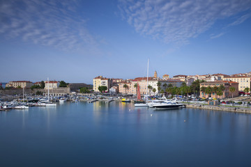 Fototapete - Hafen von Ajaccio auf der Insel Korsika