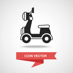 Sticker - mortocycle icon