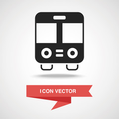 Wall Mural - bus icon