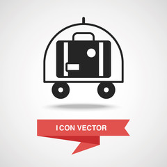 Canvas Print - suitcase icon