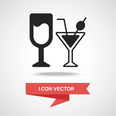 Sticker - champagne icon