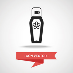 Poster - cosmetic bottles icon