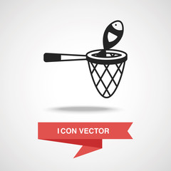 Poster - fishing net icon