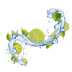 Naklejka świeży zdrowy jedzenie woda owoc