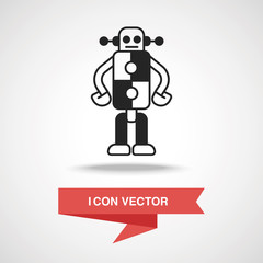 Wall Mural - robot icon