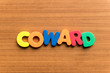 coward colorful word
