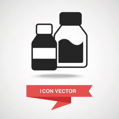 Sticker - milk icon