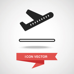 Poster - airplane icon